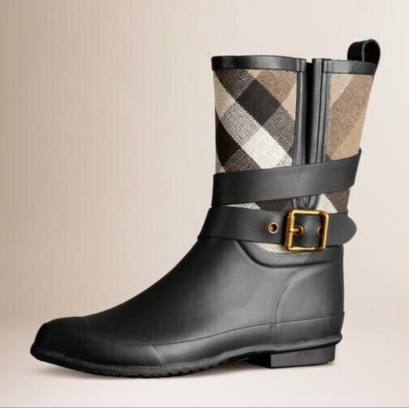 Burberry Shoes - ♥️ BURBERRY Holloway Mid-calf Rain Boots